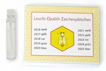 Opalitové značky bez čísel s lepidlem SET